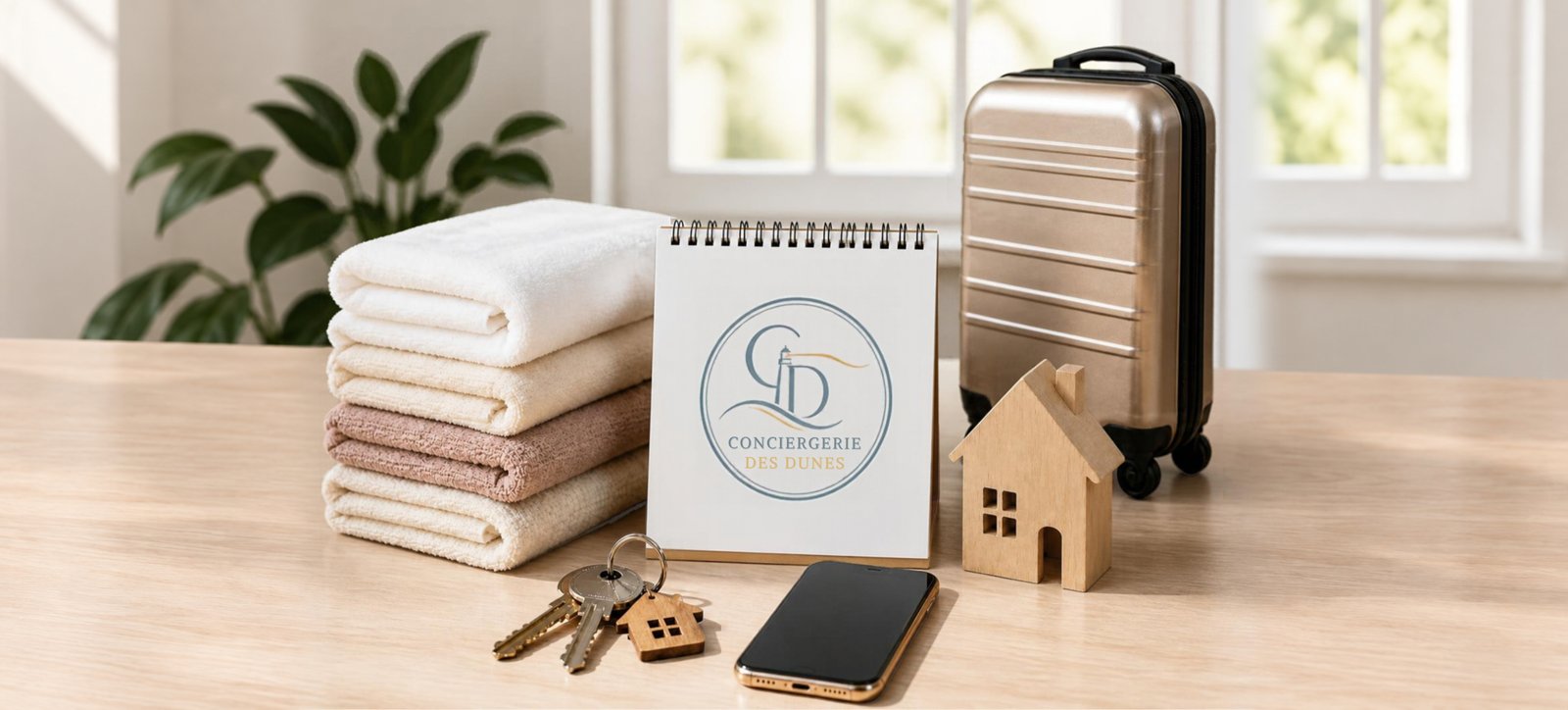 Conciergerie des Dunes : clés, linge et accueil des voyageurs