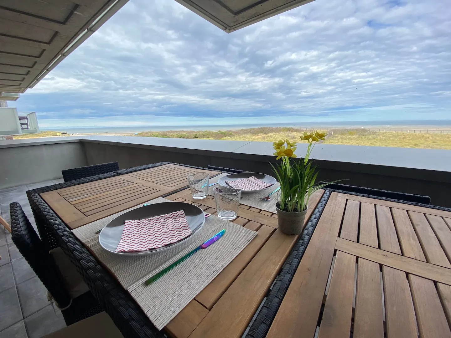 Photo 0 de T3 face mer avec terrasse – Berck-Plage